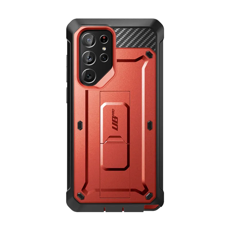Galaxy S22 Ultra Unicorn Beetle PRO Rugged Case(open box)-Metallic Red