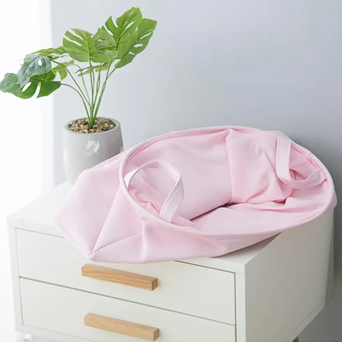 Kids Collapsible Laundry Basket Rainbow(5402)-Pink