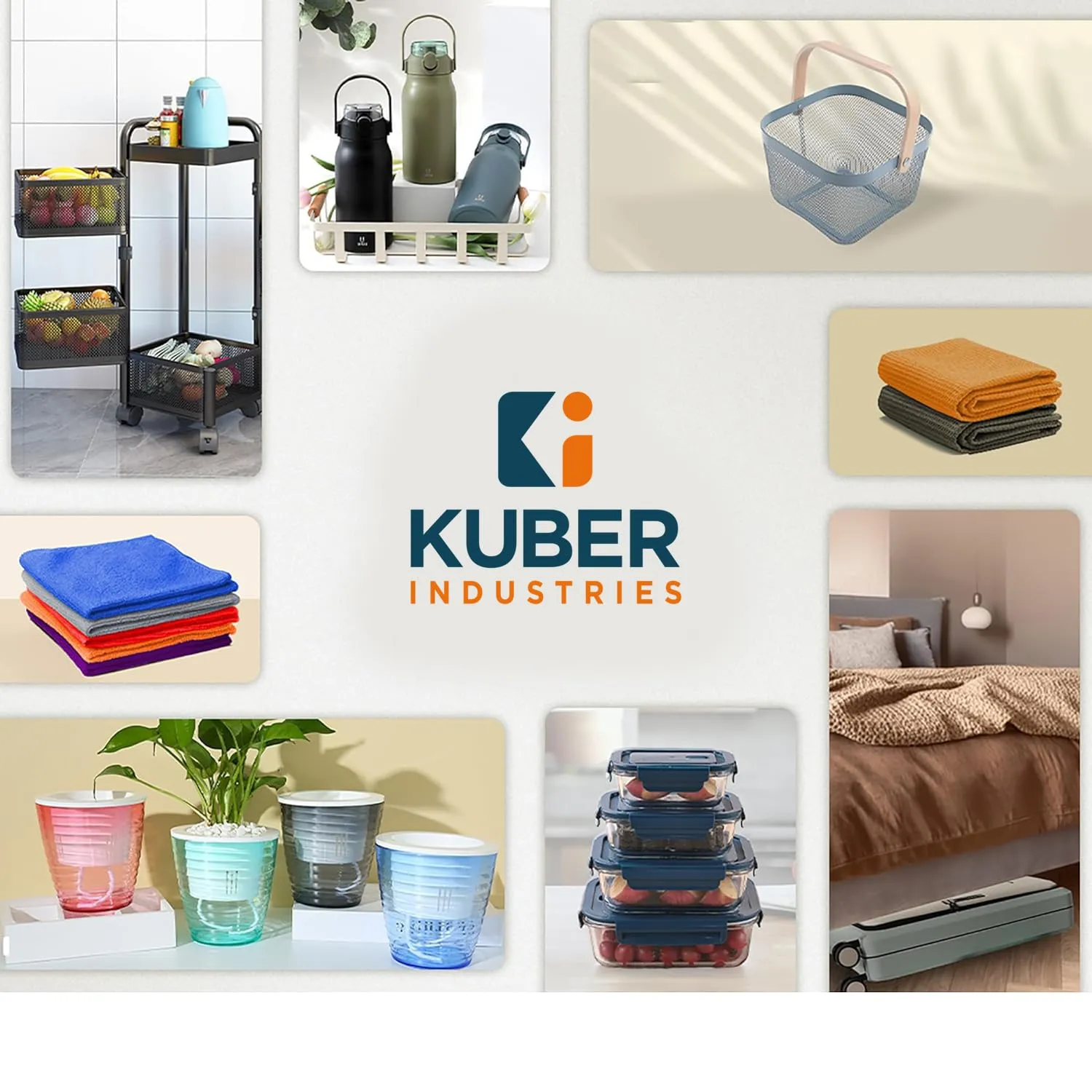 Kuber Industries Borosilicate Glass Jar with Printed Bamboo Lid|Kitchen Organizer Items and Storage|Multi-utility, Leakproof, Airtight Storage Jar for Cookies,Snacks,Tea,Coffee,Sugar|Pack of 2(1000ml)