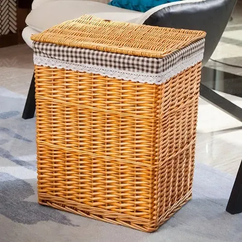 Large Capacity Laundry Basket With Cover