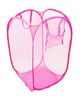 Laundry Bag Pop Up Mesh Washing Foldable Laundry Basket Bag Bin Hamper Storage Net Storage Basket Toys Sundry Receive Bag