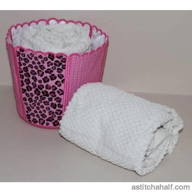 Leopard Chic Bucket Bin