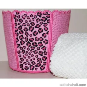 Leopard Chic Bucket Bin