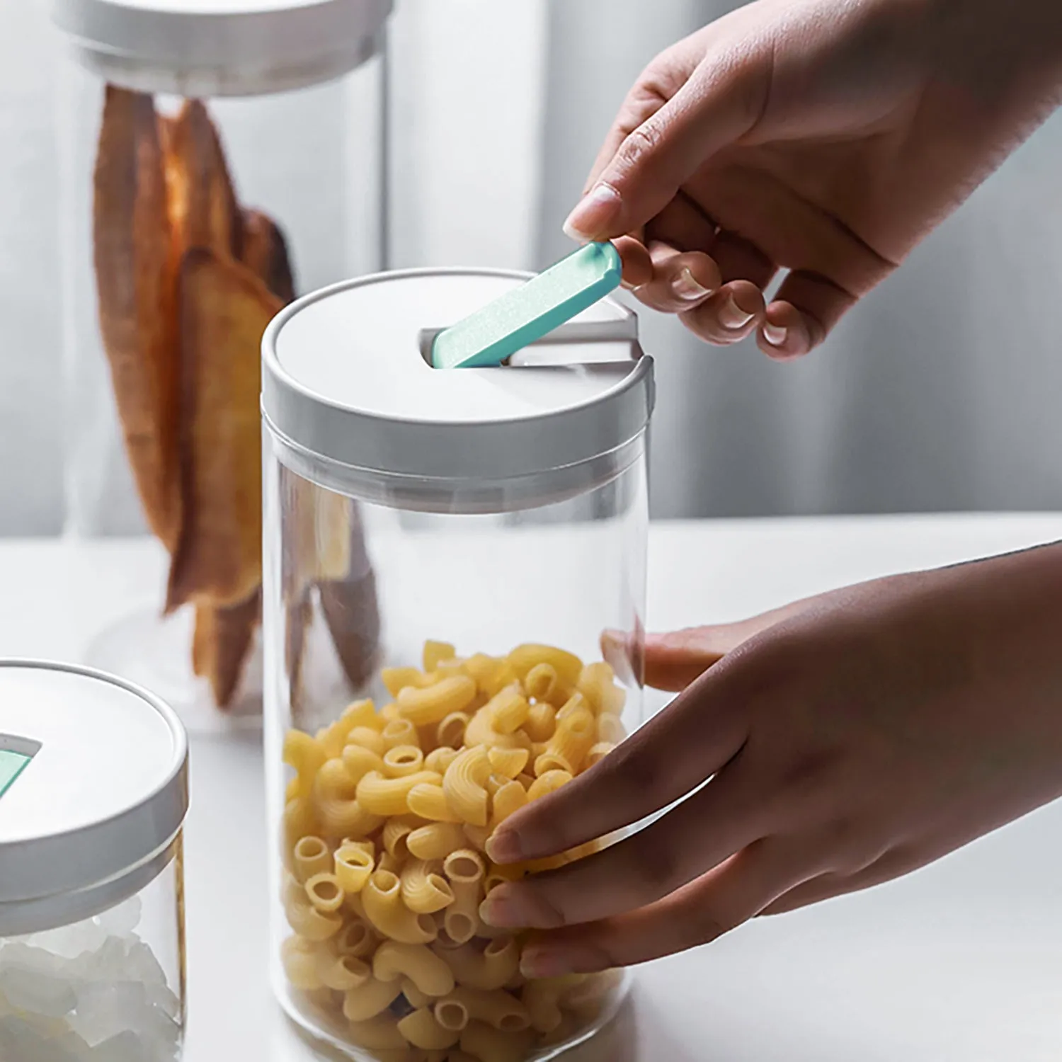 Modern Glass Airtight Jar