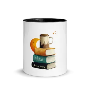 Mug with islamic books and poetry