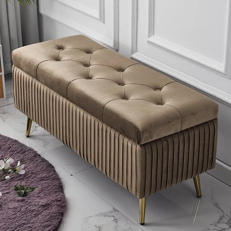 Multi-function Rectangle Storage Stool