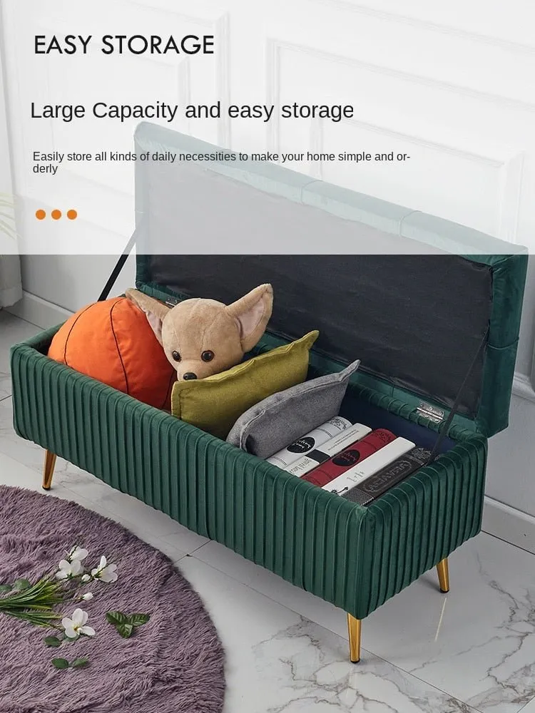 Multi-function Rectangle Storage Stool