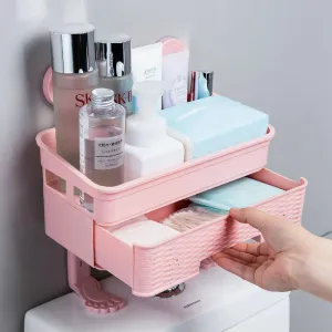 Multi-Layer Bathroom Organizer Toilet Storage Rack