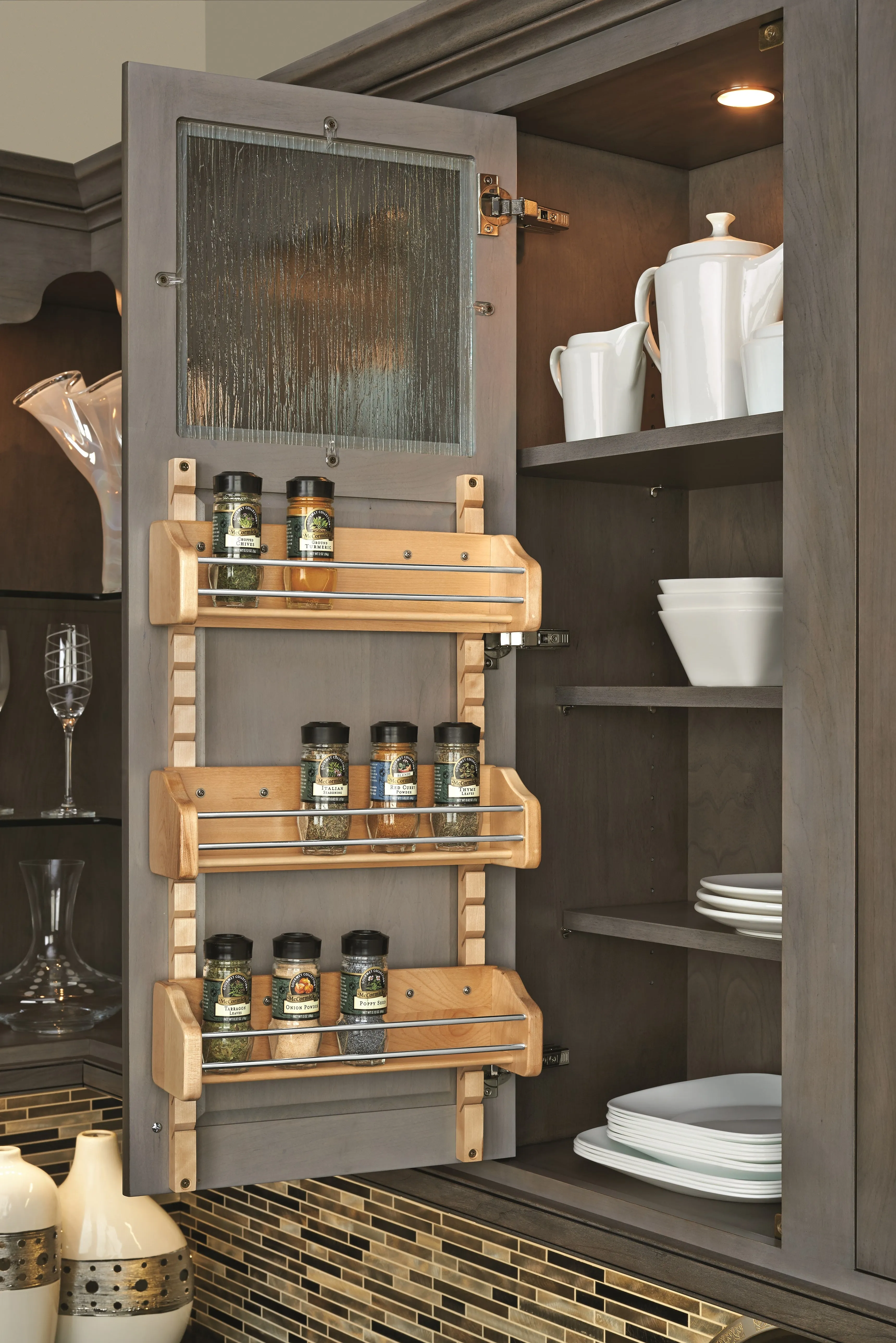 Rev-A-Shelf Large Adjustable Door mount Spice Rack 4ASR-21