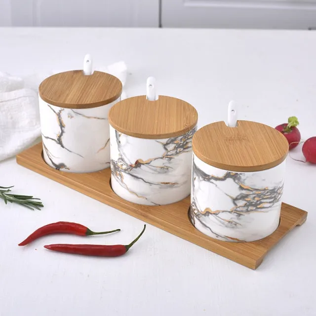 Scandinavian sealed ceramic jars