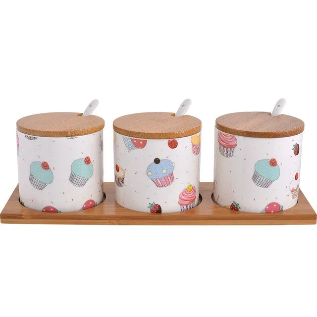 Scandinavian sealed ceramic jars