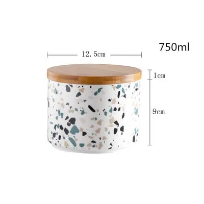 Scandinavian sealed ceramic jars