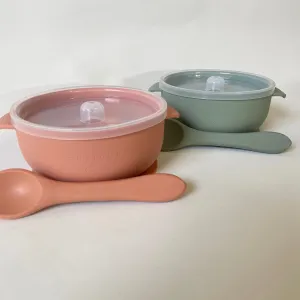 Silicone Bowl and Spoon Set