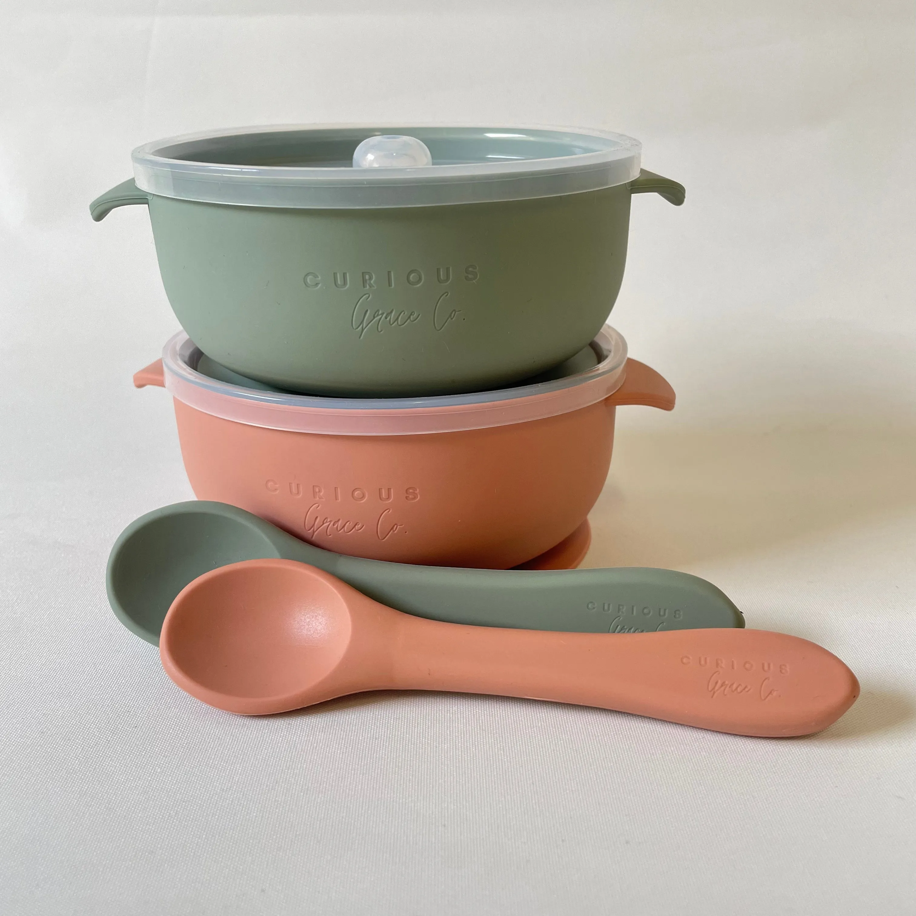 Silicone Bowl and Spoon Set