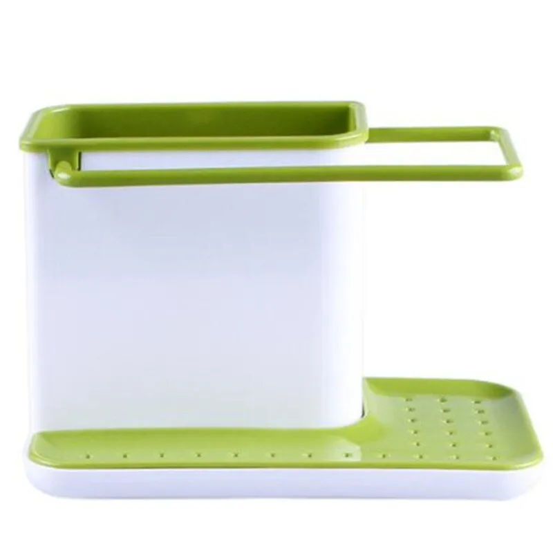 Storage Shelf Sponge Kitchen Draining Sink Box Draining Rack Dish Storage Rack Kitchen Organizer Stands Tidy Utensils Towel Rack