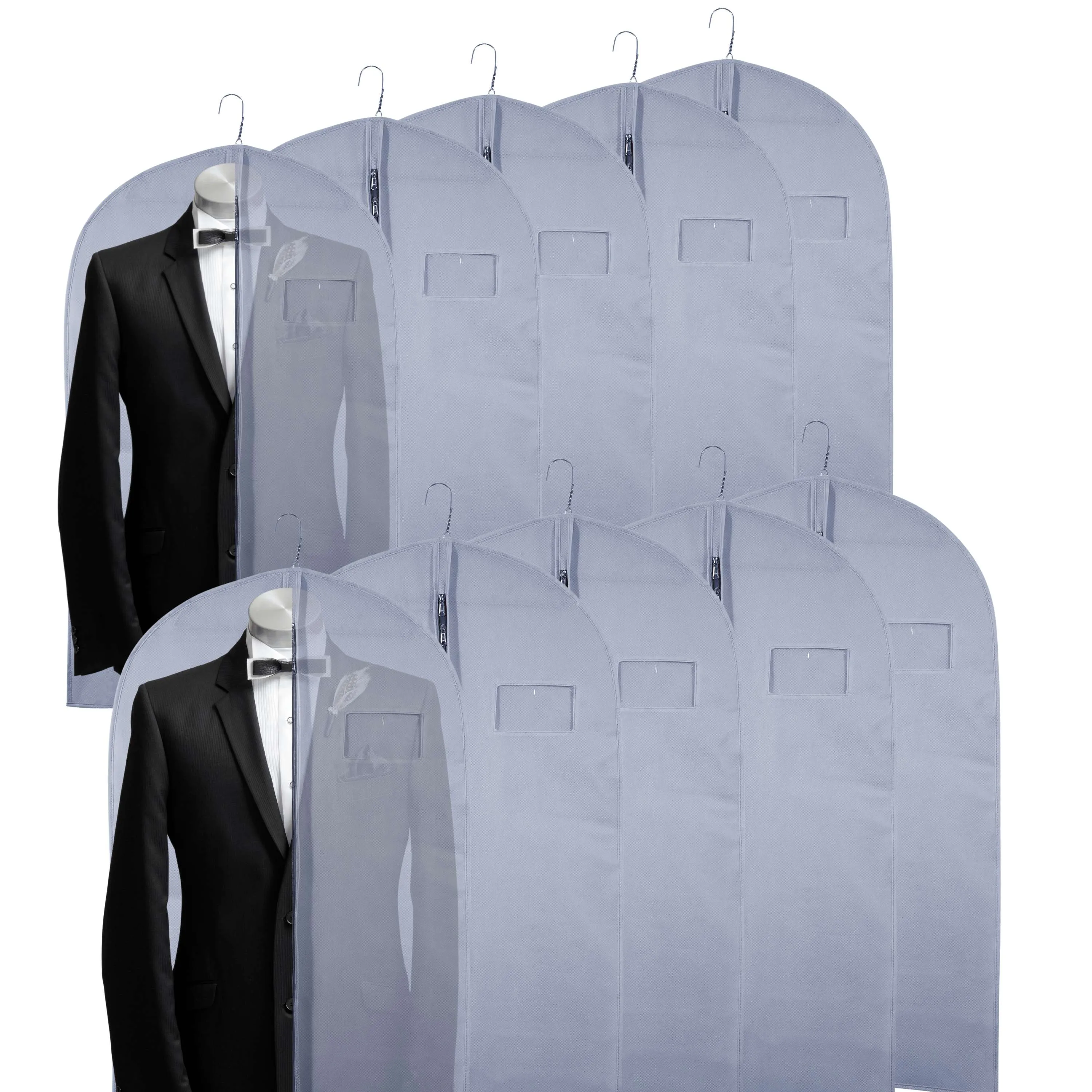 Suit Coat Cover - 40" Grey