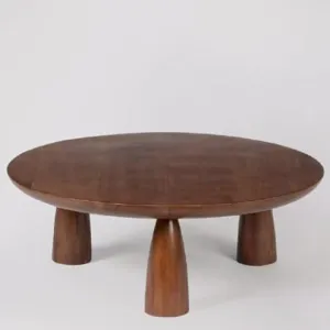 The Gileteen Mango Wood Coffee Table Dark Brown Acacia