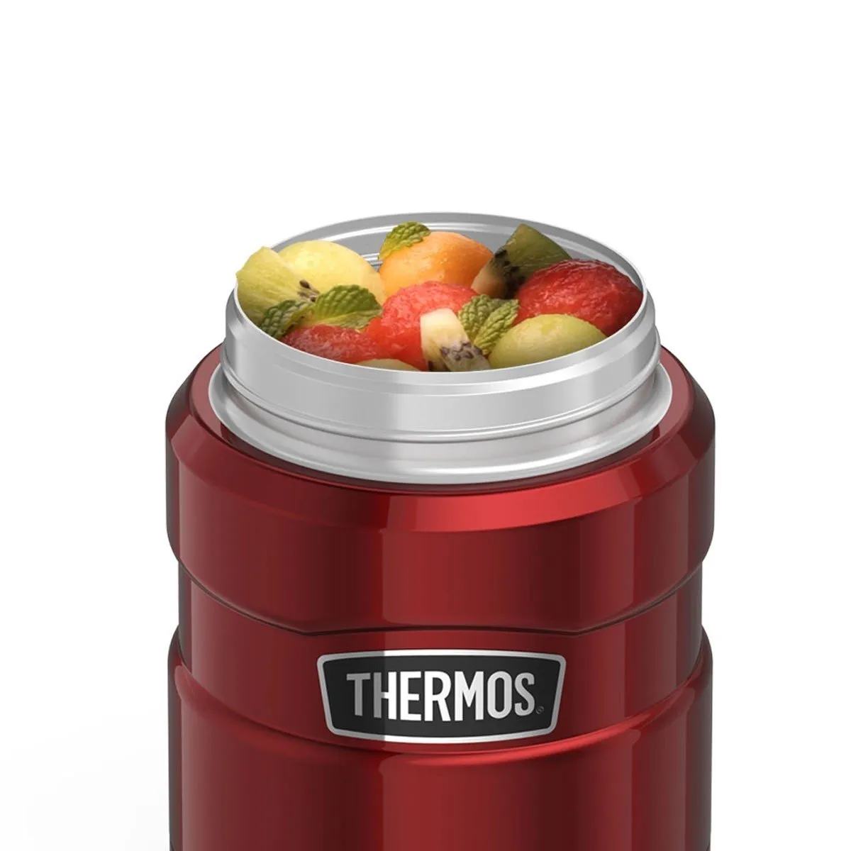 Thermos Stainless King Vacuum Insulated Food Jar Red 710ml