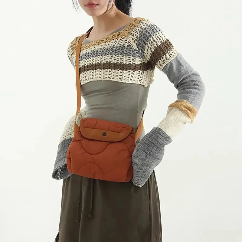 UAKISS  -   Korean Nylon Small Single Shoulder Crossbody Bags Casual Fashion Women's Bag