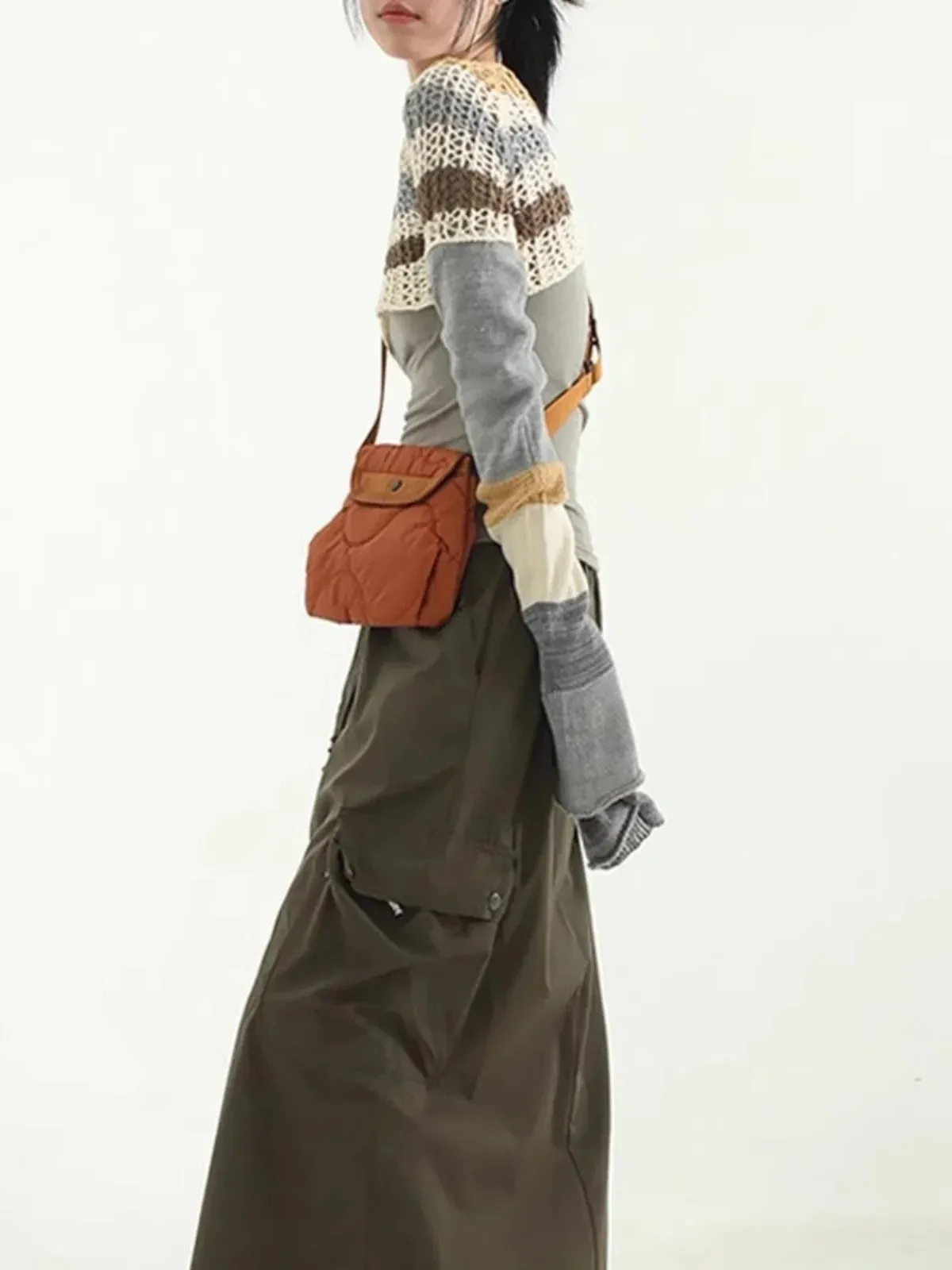 UAKISS  -   Korean Nylon Small Single Shoulder Crossbody Bags Casual Fashion Women's Bag