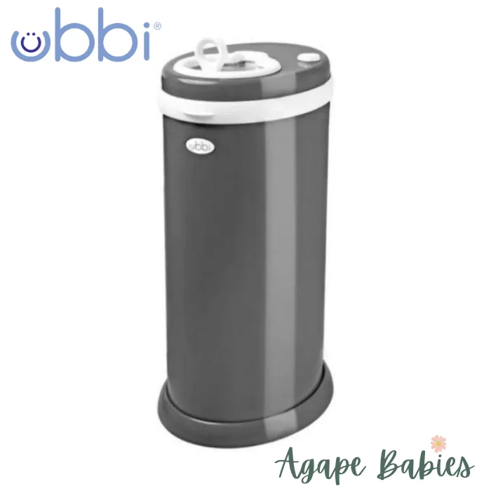 Ubbi Diaper Pail Slate Dark Grey