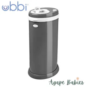Ubbi Diaper Pail Slate Dark Grey