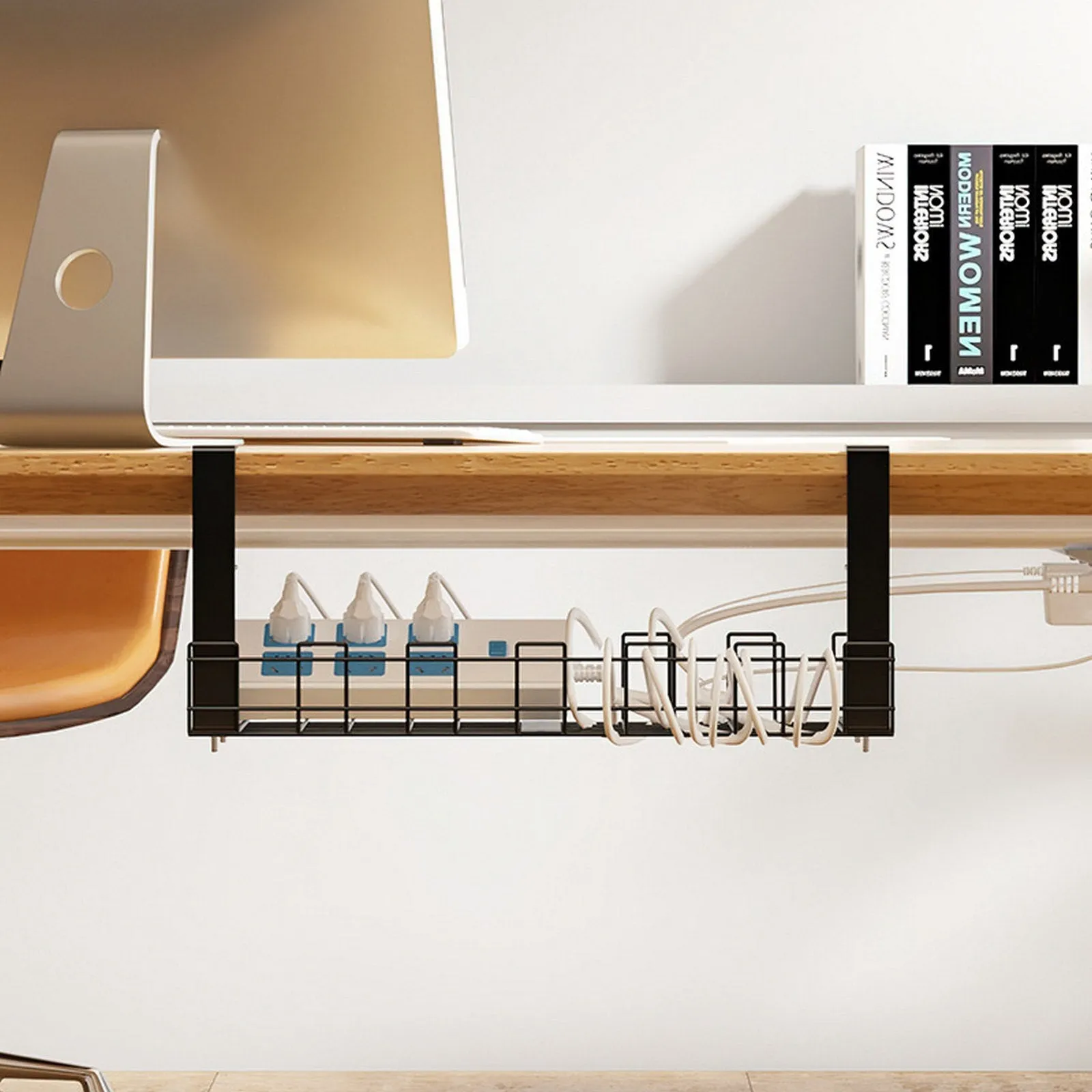 Under desk Cable Management Rack