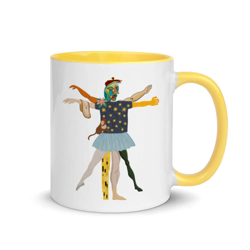 Vitruvian Mug with Color Inside