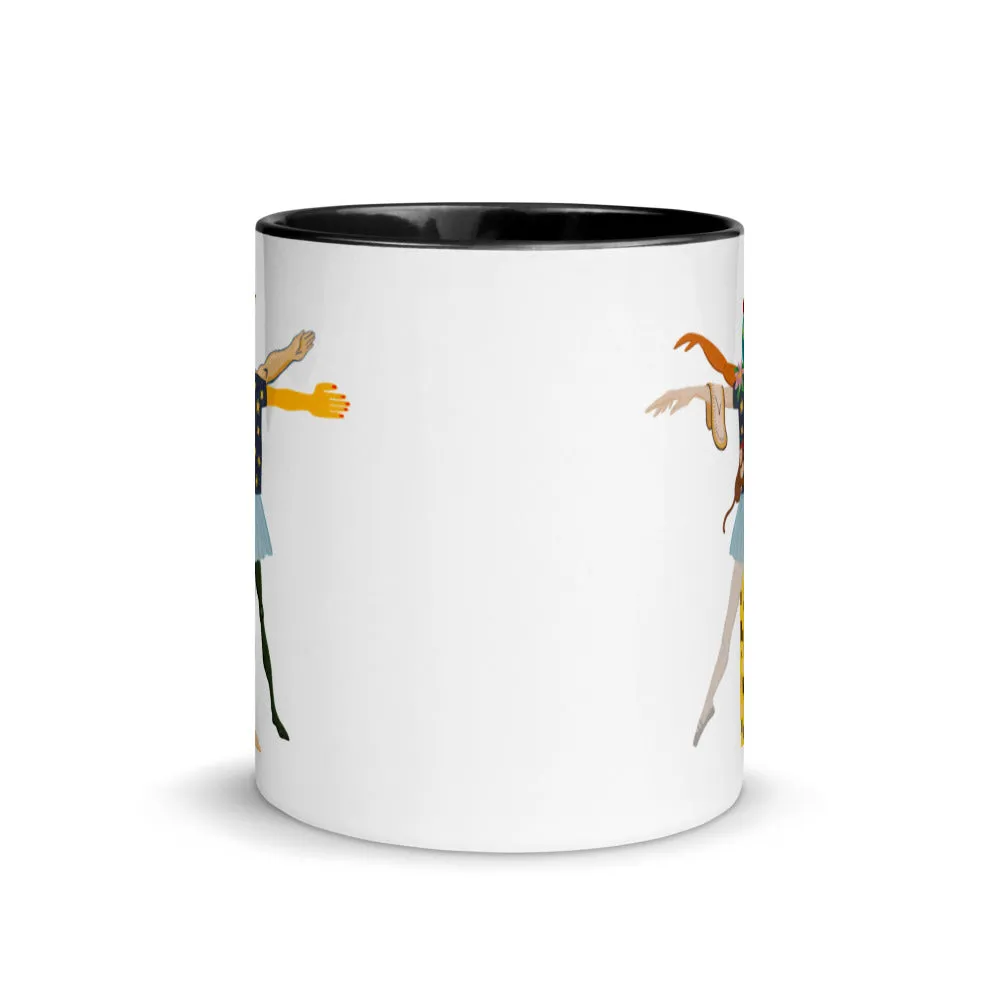 Vitruvian Mug with Color Inside