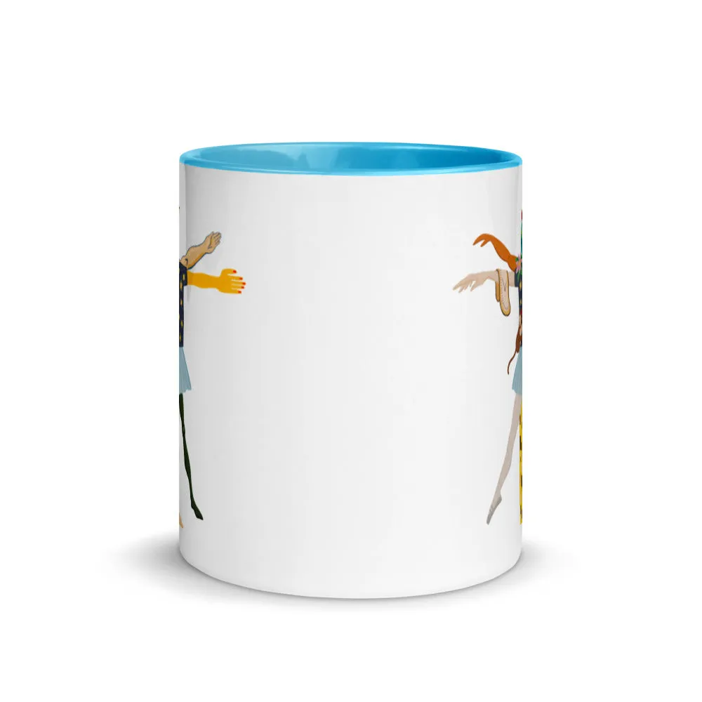 Vitruvian Mug with Color Inside