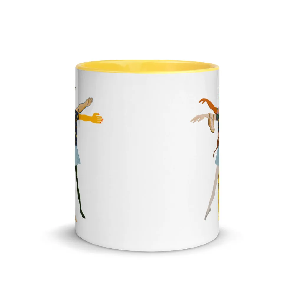 Vitruvian Mug with Color Inside