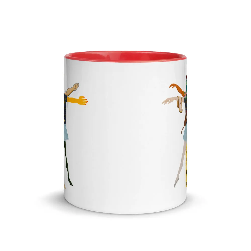 Vitruvian Mug with Color Inside