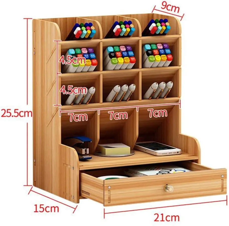 Wooden Desk Organiser - Type B