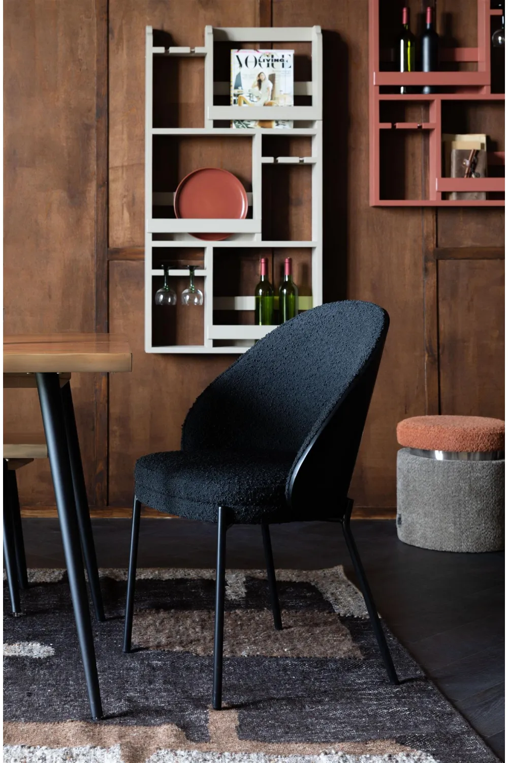 Wooden Wine Shelf | Dutchbone Myron
