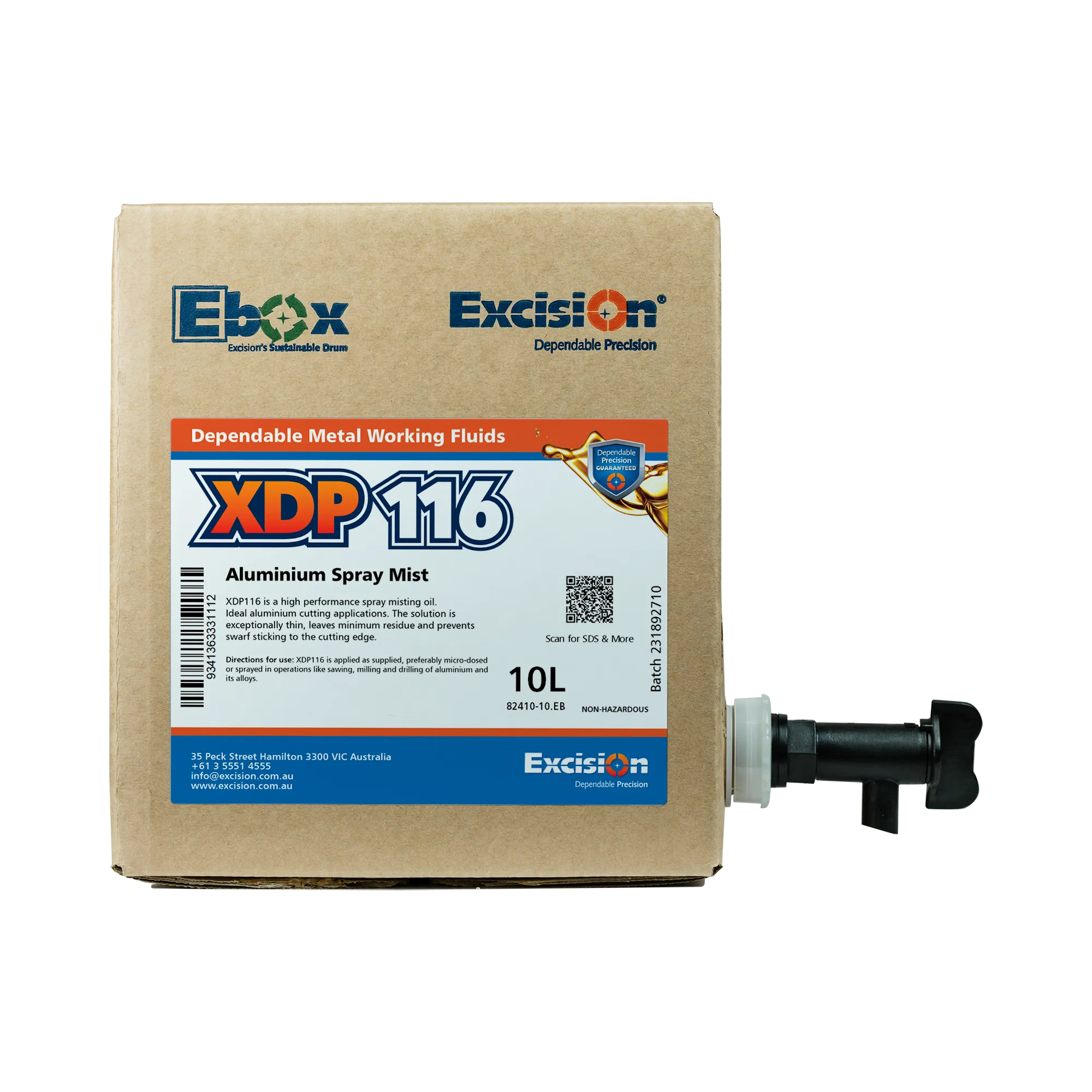 XDP116 Alu Neat Cutting Oil - 10L Ebox