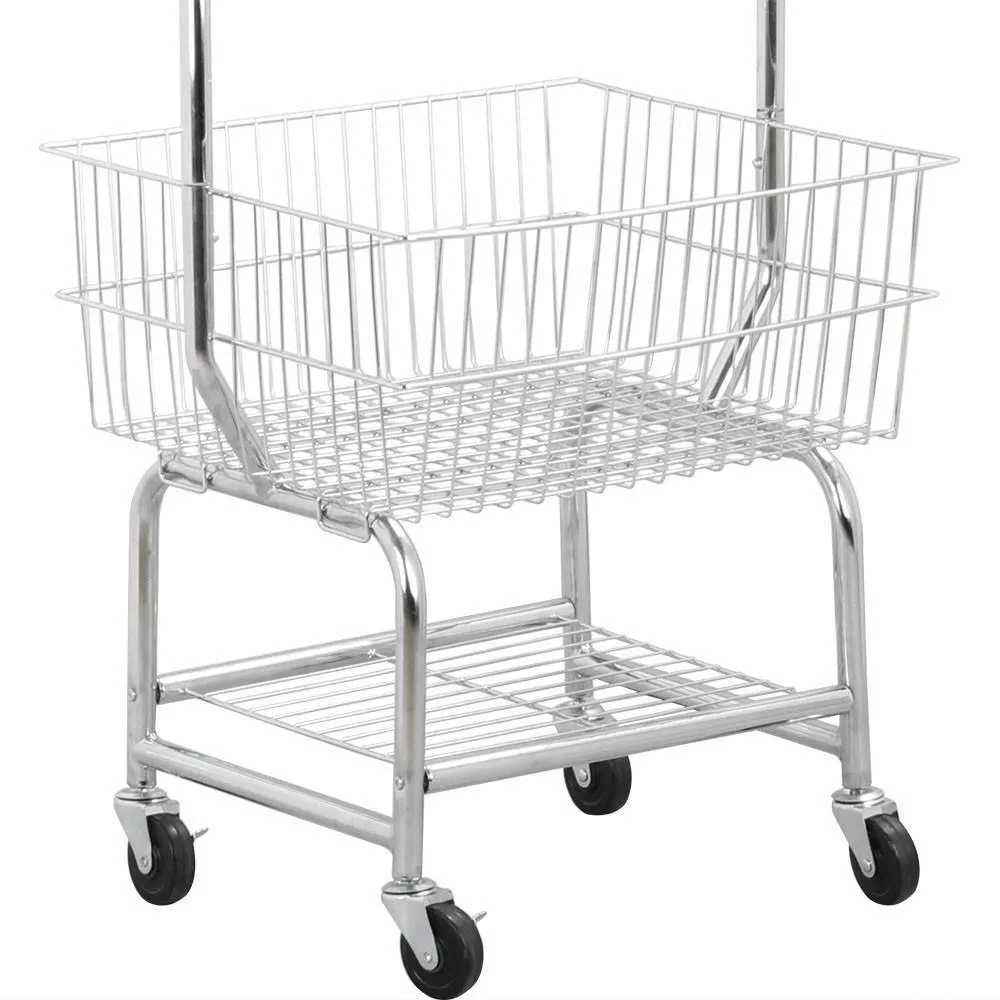 Yaheetech Rolling Laundry Bakset with Wheels