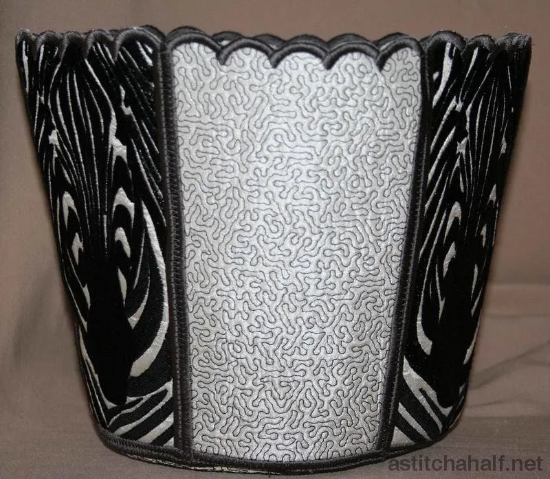 Zebra Bucket Bin